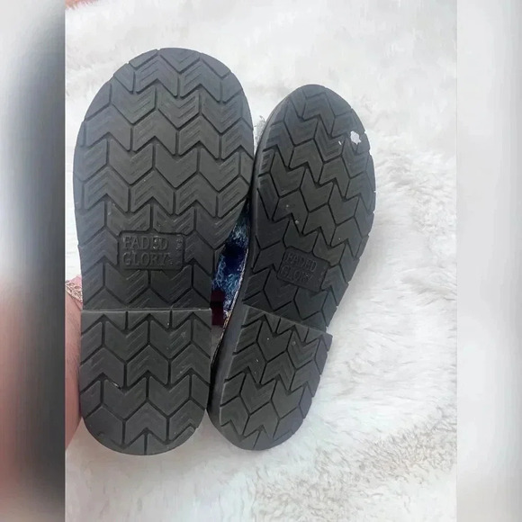 Vintage 90s Y2k Faded Glory Denim Slip On Sandals - Picture 2 of 4